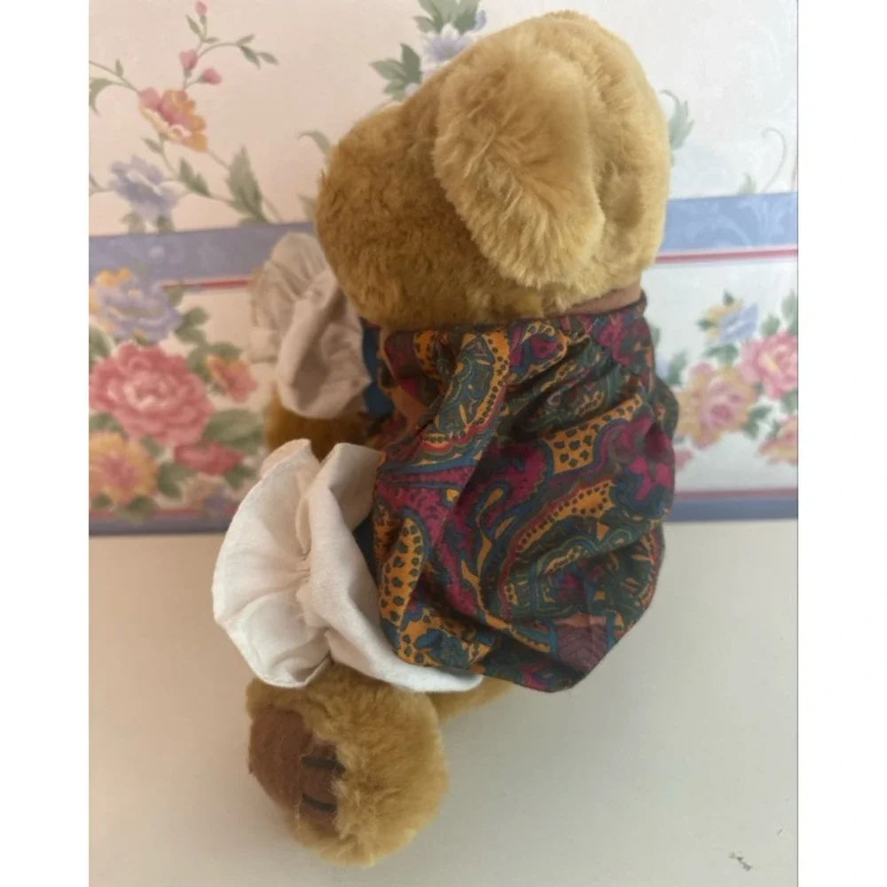 Pickford Bears Ltd Radar The Brass Button Collectables Plush Teddy Bear Paisley
